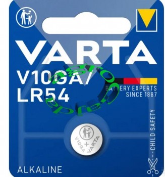 BATERIA OKRGA 1.5V ; 50 mAh  LR54  VARTA
