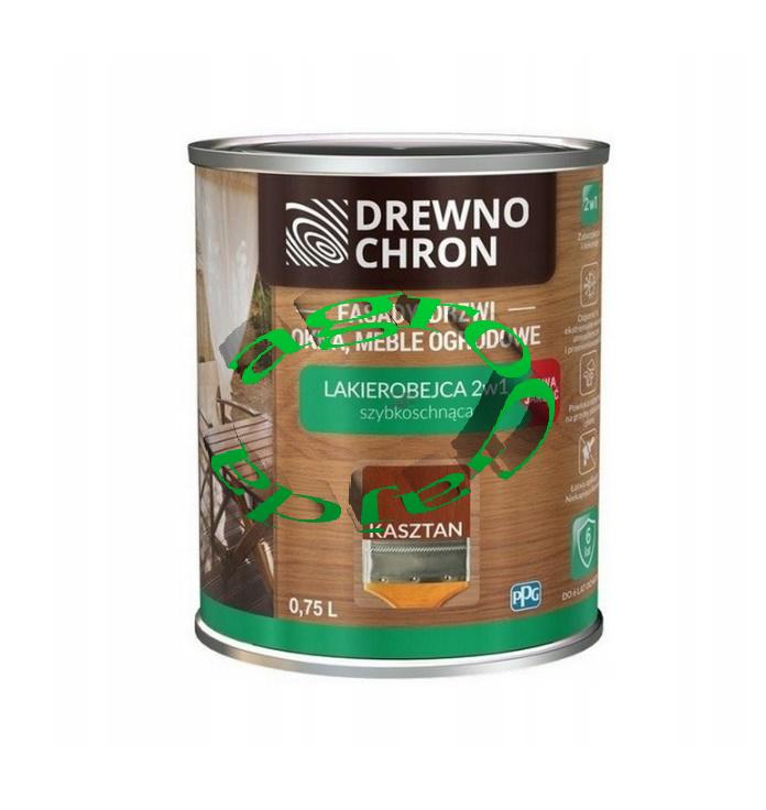 LAKIEROBEJCA KASZTAN 0,75L DREWNOCHRON 2W1