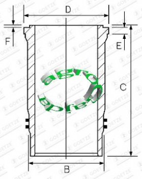 TULEJA JOHN DEERE 106.5 mm 3505125