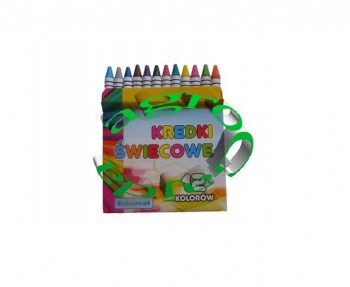 KREDKI �WIECOWE 12 KOLOR�W