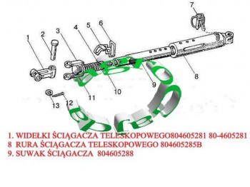 RURA CIGACZA TELESKOPOWE MTZ  804605285