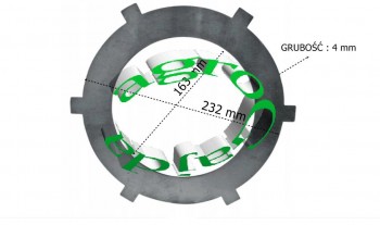 TARCZA PRZEKADKA SPRZEGA MOKREGO MF 3619156M1