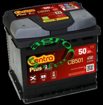 AKUMULATOR CENTRA 12V / 50AH / 450A , L +