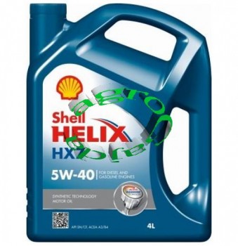 SHELL HELIX HX7 5W40  4 L DIESEL / BENZYNA