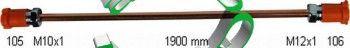 PRZEWÓD HAMULCOWY WP-200 ; 190 cm  M10X1 / M12X1