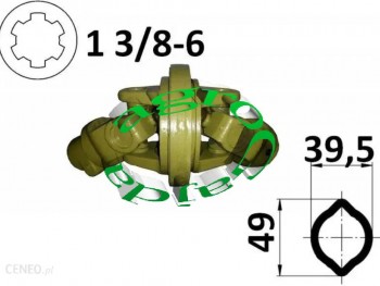 KOMPLETNY PRZEGUB HOMOKINETYCZNY NA RUR 39,5X49