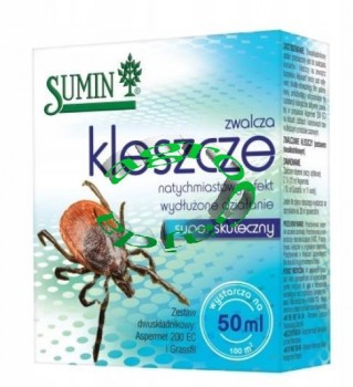 ZWALCZA KLESZCZE NATYCHMIASTOWY EFEKT 50 ml SUMIN 