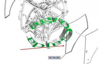 SZYBA PRAWA DRZWI CASE / NEW HOLLAND 