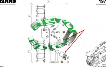 CEWKA , ELEKTROMAGNES CLAAS JAGUAR 0000404430  OEM