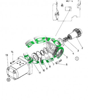 POMPA HYDRAULICZNA PRONAR 320 T10R-11400