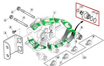 ZESTAW NAPRAWCZY GNIAZDA JOHN DEERE AL205022