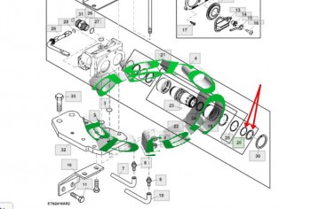 USZCZELNIACZE GNIAZDA HYDRAULICZNEGO JOHN DEERE