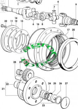 KOO PLANETARNE Z-19 SAME / DEUTZ 0.467.4644.0 