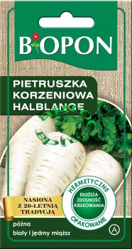 PIETRUSZKA KORZENIOWA HALBLANGE NASIONA 3g. BIOPON