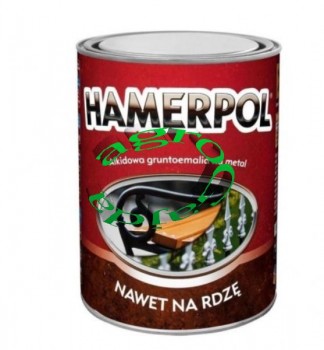 GRUNTOEMALIA NA RDZ HAMERPOL 0,7 L  ALUMINIOWY