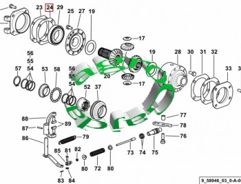PODKADKA REGULACYJNA DEUTZ 0.5 mm 0.445.4655.0/10