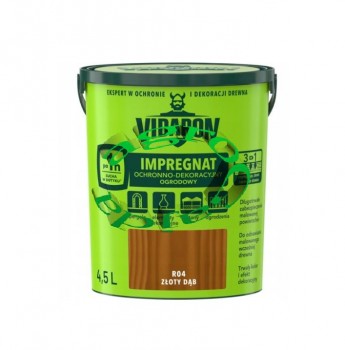 VIDARON IMPREGNAT DO DREWNA 4,5L ZOTY DB R04