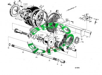 TARCZA HAMULCOWA DEUTZ Z-23 150 mm 06239029