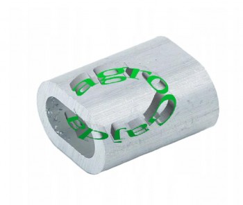 TULEJA ZACISKOWA DO LINY 8 mm ALUMINIUM DIN3093