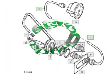 LINKA OBROTW MOCARNI JOHN DEERE AZ19599