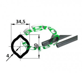 RURA CYTRYNA WEWNTRZNA 34,5X40/4 mm 70.9 cm
