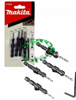 WIERTA DO DREWNA Z POGBIACZEM MAKITA 