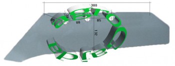 LEMIESZ LEWY FROST 50590  HARDOX500