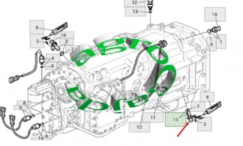 CZUJNIK PR�DKO�CI SKRZYNI AUTOPOWER JOHN DEERE 