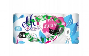 PAPIER TOALETOWY ELFI DECORATO 8 ROLEK