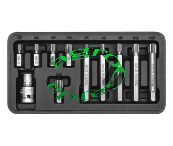 KOMPLET KLUCZY SPLINE 11 - CZʦCIOWY YT-0415  +