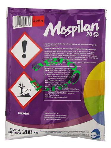 MOSPILAN 20 SP 125 g.  80-120 GRAM / HEKTAR 