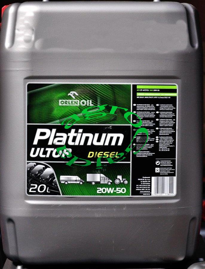 PLATINUM 20W50 ULTOR DIESEL 20L  /