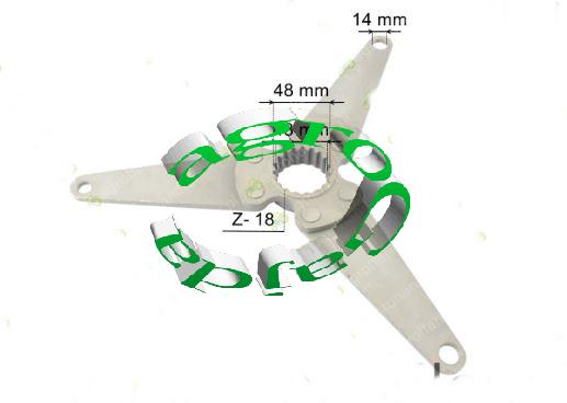 PIASTA NAPDU WOM 18 FREZ C-385 6-CYL 86021070 K