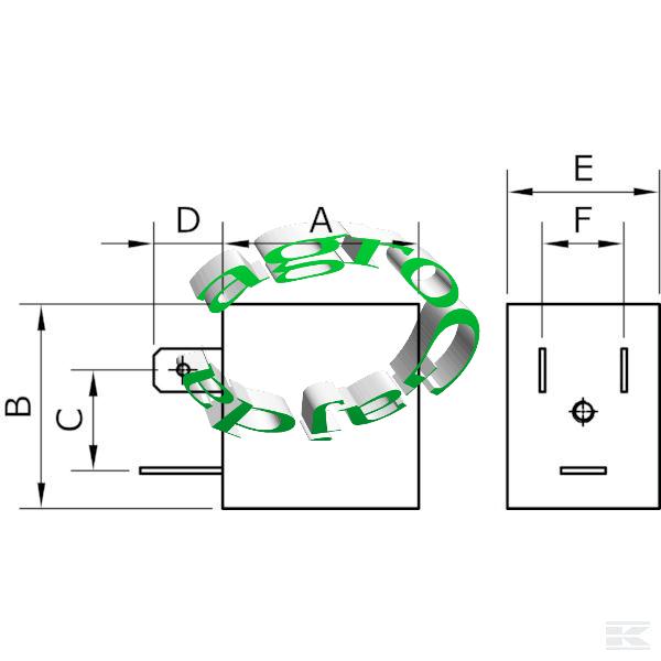 CEWKA ELEKTROMAGNETYCZNA  24VDC  3W   =