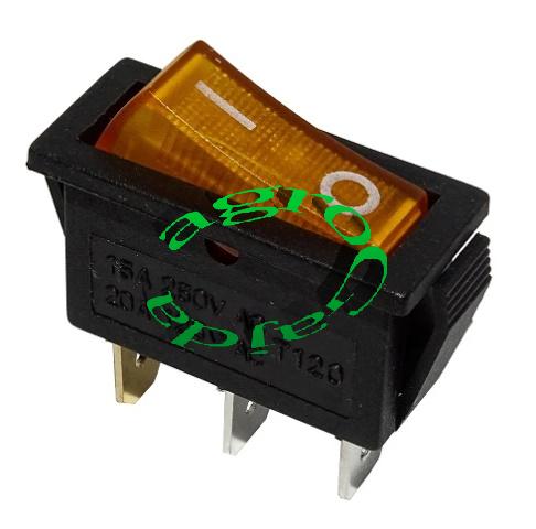 PRZECZNIK PODWIETLANY 3 PIN MK111 ӣTY 12V 20A