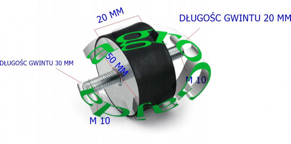 ODBOJNIK GUMOWY M10  2640007766  