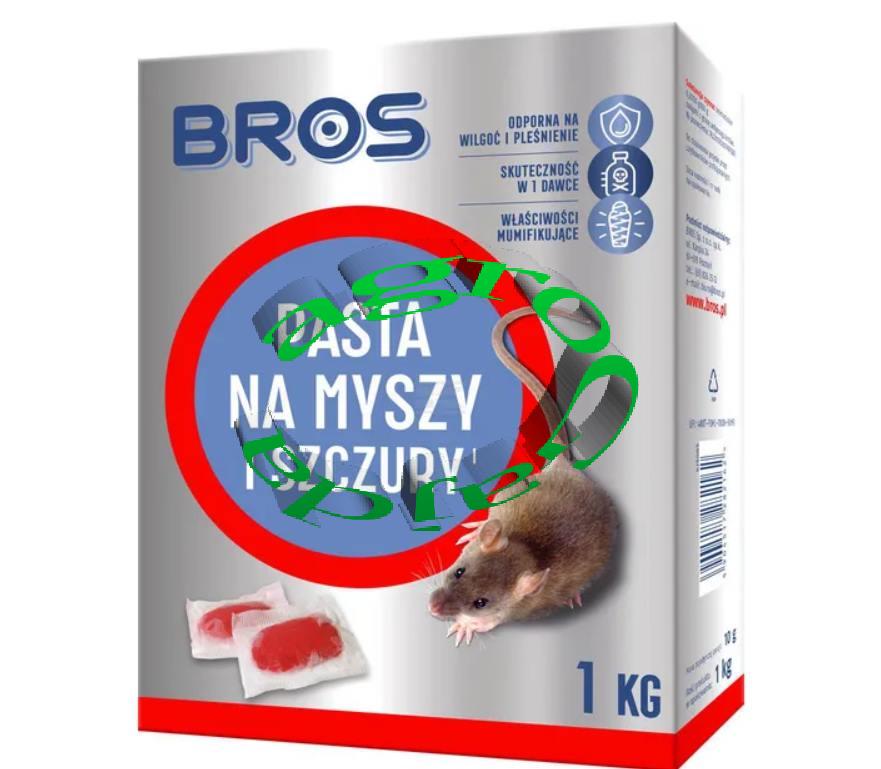 BROS PASTA NA MYSZY I SZCZURY 1 kg.