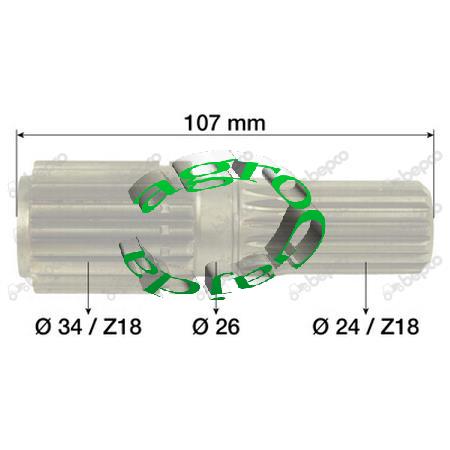 WAEK SATELIT JOHN DEERE Z-18 / Z-18 L40029