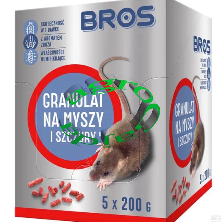 GRANULAT NA MYSZY I SZCZURY 200 g  BROS