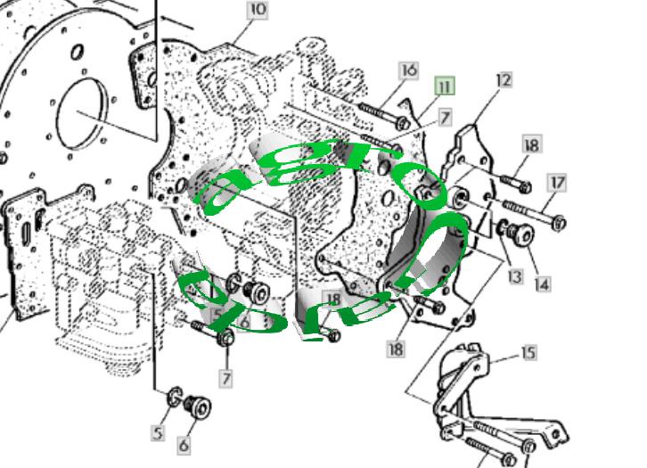 USZCZELKA SKRZYNI BIEGW JOHN DEERE L111168