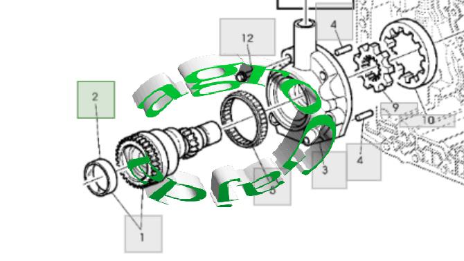 TULEJKA SKRZYNI JOHN DEERE R88889