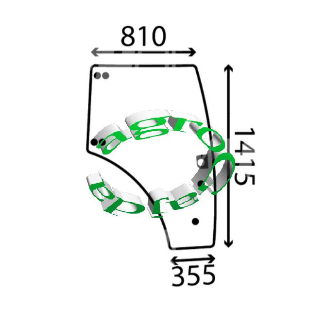 SZYBA DRZWI PRAWA NEW HOLLAND 84224131