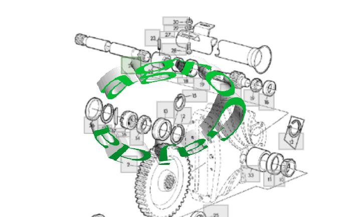 PӣO PRAWA JOHN DEERE 295 mm Z37938