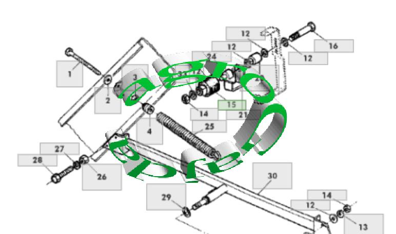 ROLKA NAPINACZA JOHN DEERE AZ53388