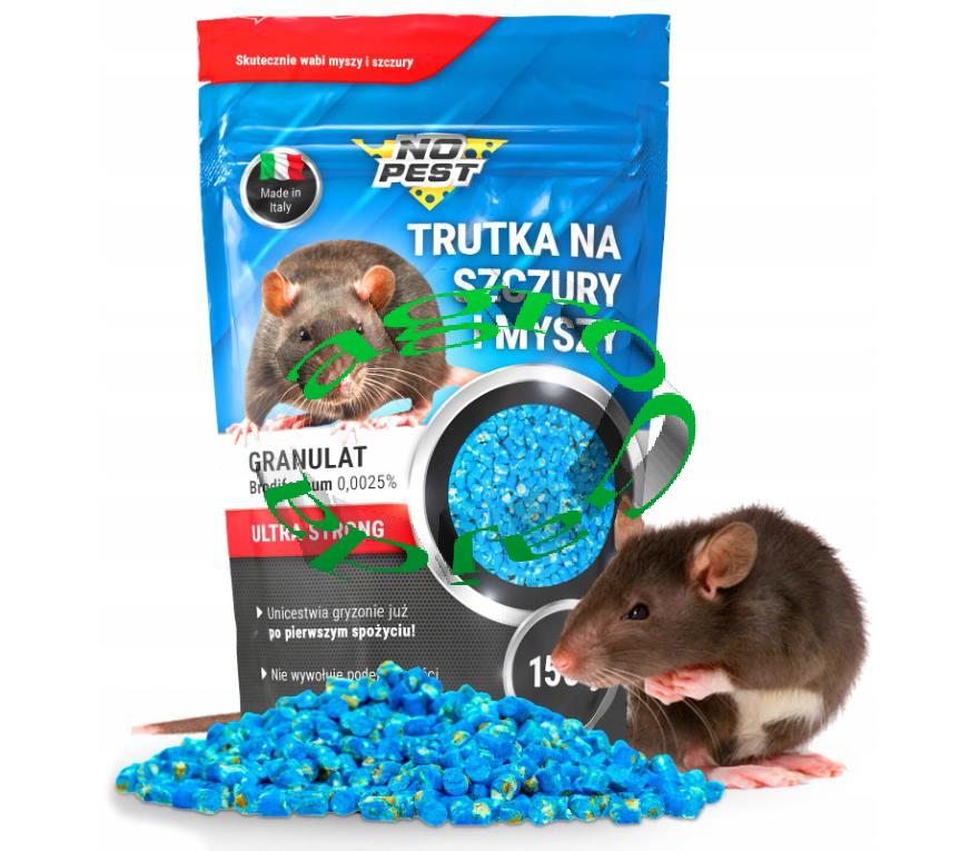 NIEBIESKI GRANULAT PELLET TRUTKA 150 g. NOPEST