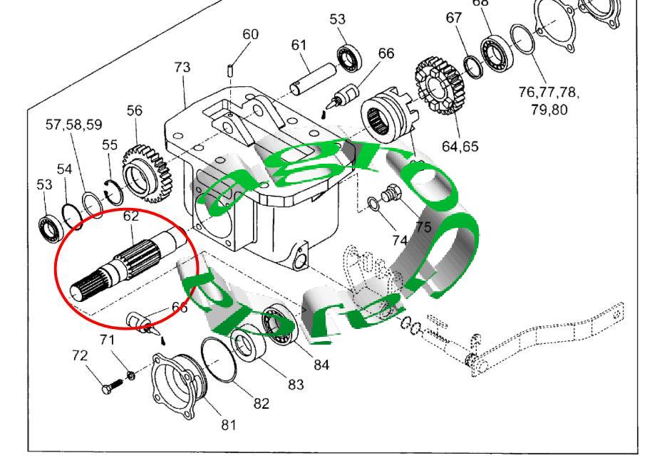 WAEK PRZYSTAWKI ZETOR Z-22 / Z-16  53185017