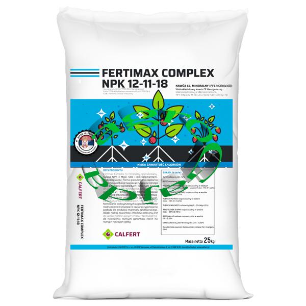 FERTIMAX COMPLEX NPK 12-11-18 + MIKRO 25KG