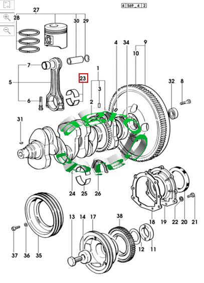 KOMPLET PANEWEK KORBOWODOWYCH SDF N000