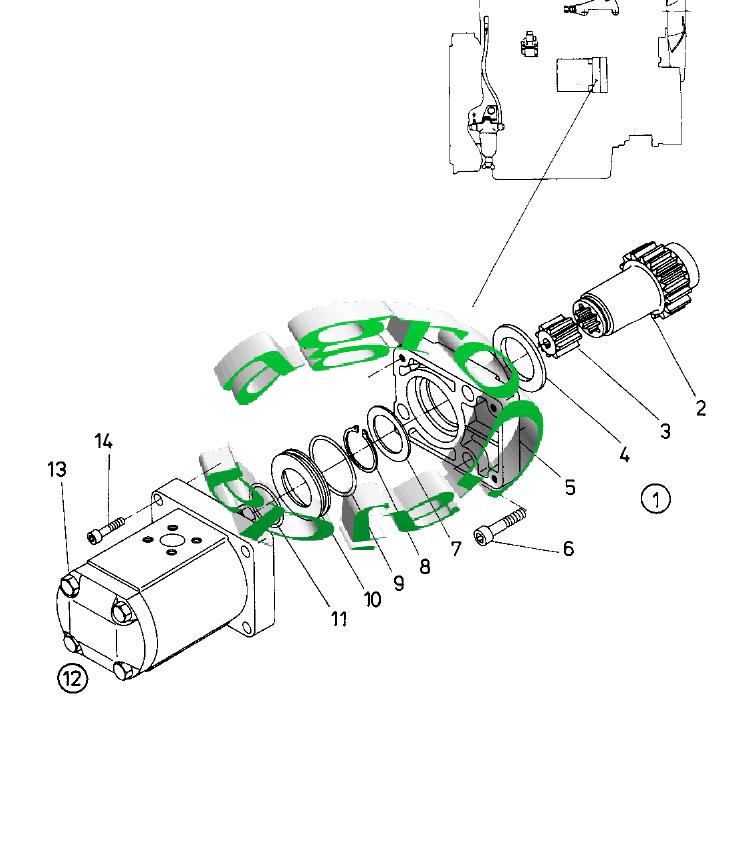 POMPA HYDRAULICZNA PRONAR 320 T10R-11400