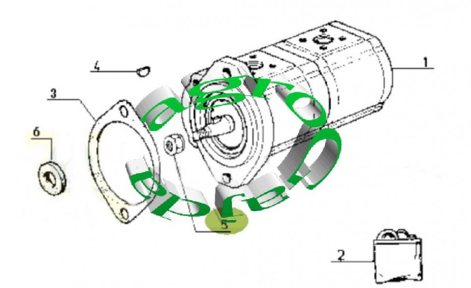 NAKRTKA POMPY HYDRAULICZNEJ CLAAS 7700036677